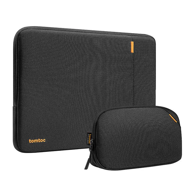 Pokrowiec Na Laptopa TOMTOC DEFENDER-A13 14" + Etui - Czarny