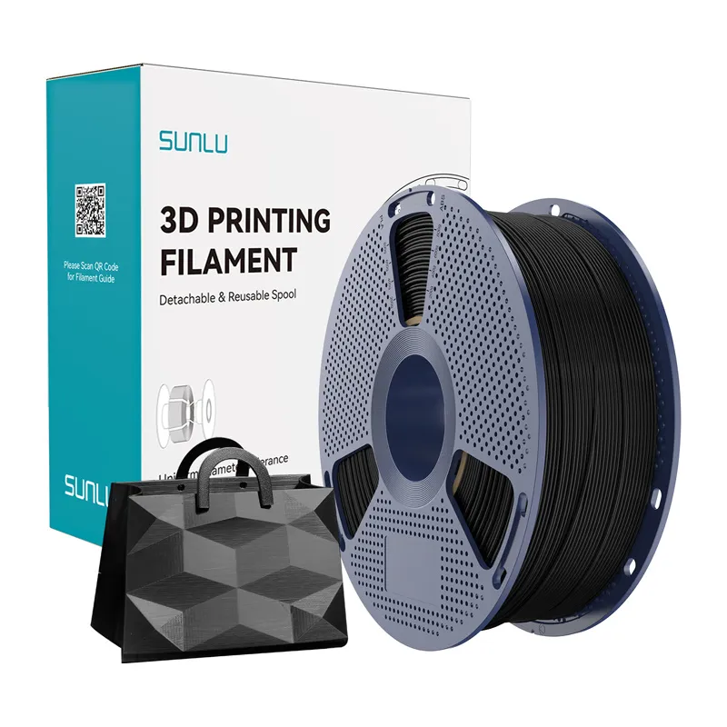 Filament SUNLU TPU Silk 1.75mm 1kg (Czarny)
