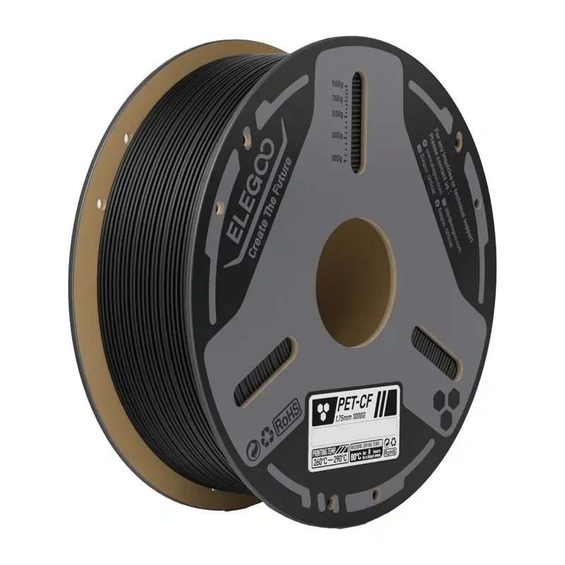 Filament PETG-CF ELEGOO Do Drukarki 3D 1 kg - Czarny