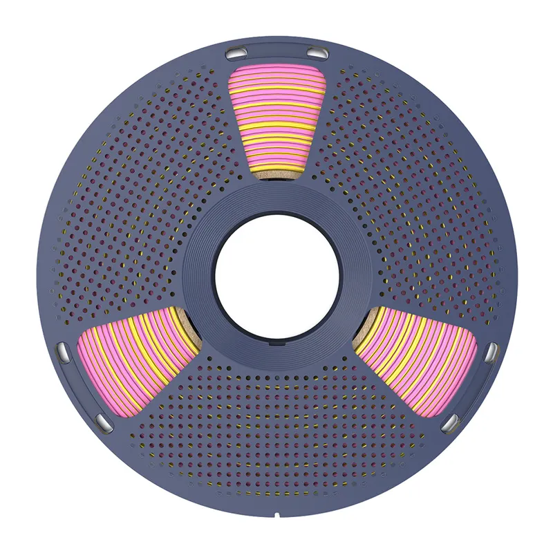 Filament SUNLU PLA+ Silk Dual Color 1.75mm 1kg - Różowo-Złoty