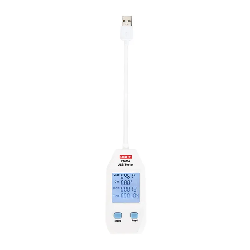 Tester USB UNI-T UT658A Do Ładowarek I Powerbanków - Biały