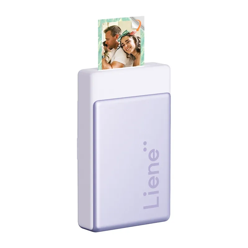 Drukarka Do Zdjęć LIENE Pearl N200 Pro 2x3" Termosublimacyjna - Fioletowa