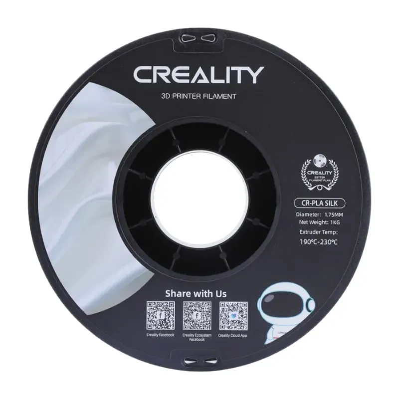 Filament CREALITY CR-Silk PLA 1 kg - Srebrny