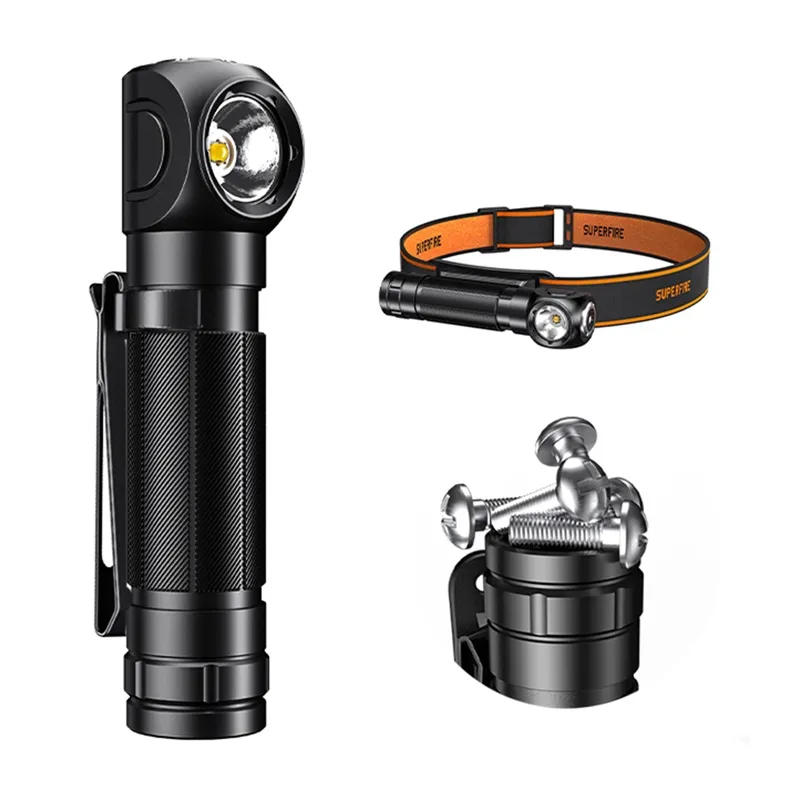 Latarka Czołowa SUPERFIRE TH04-S 1000LM USB-C