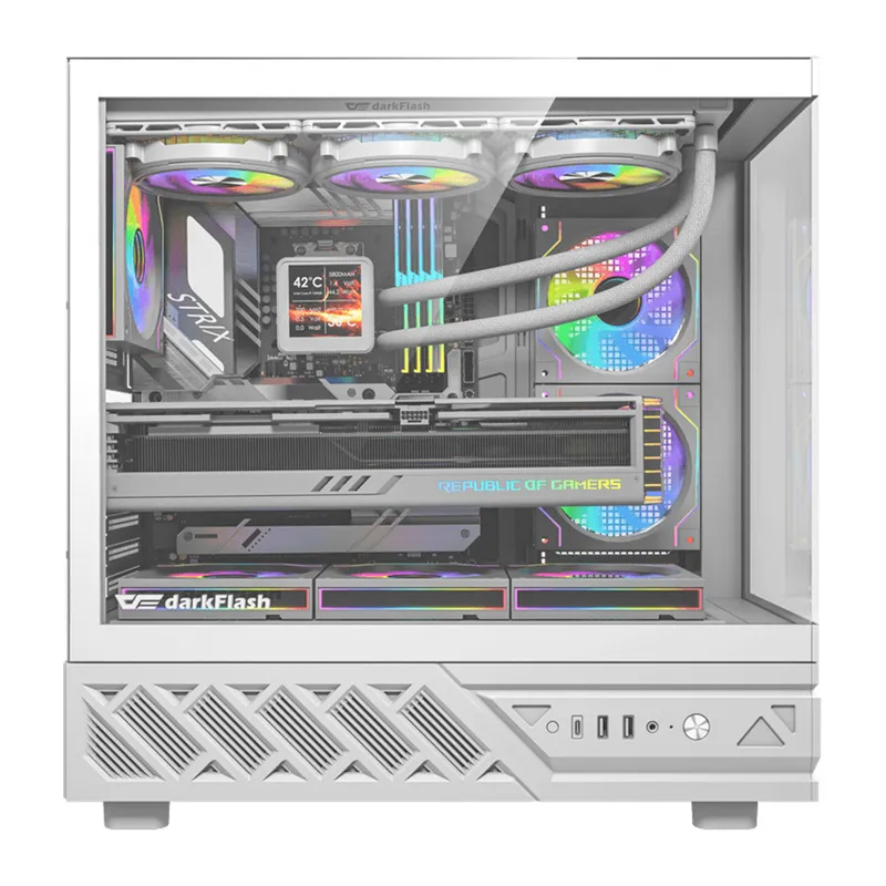 Obudowa Komputerowa DARKFLASH DS950 ATX 270° - Biała