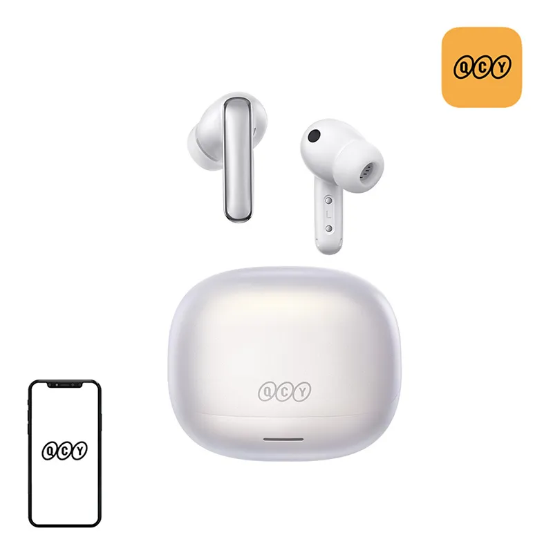 Słuchawki Bezprzewodowe TWS QCY Melobuds N65 ANC 60DB - Białe