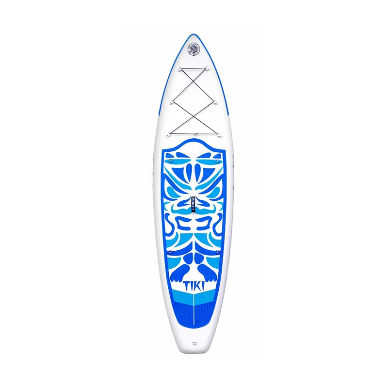 Deska SUP FUNWATER SUPFW05B Tiki 3,2m Do Pływania - Niebiesko-Biała