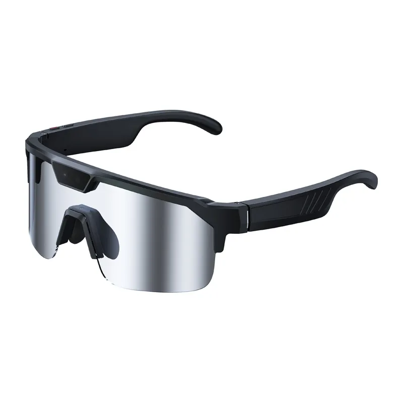 Sportowe Okulary AI ZEBLAZE Q01 Z Kamerą 8MP I Asystentem AI - Srebrne