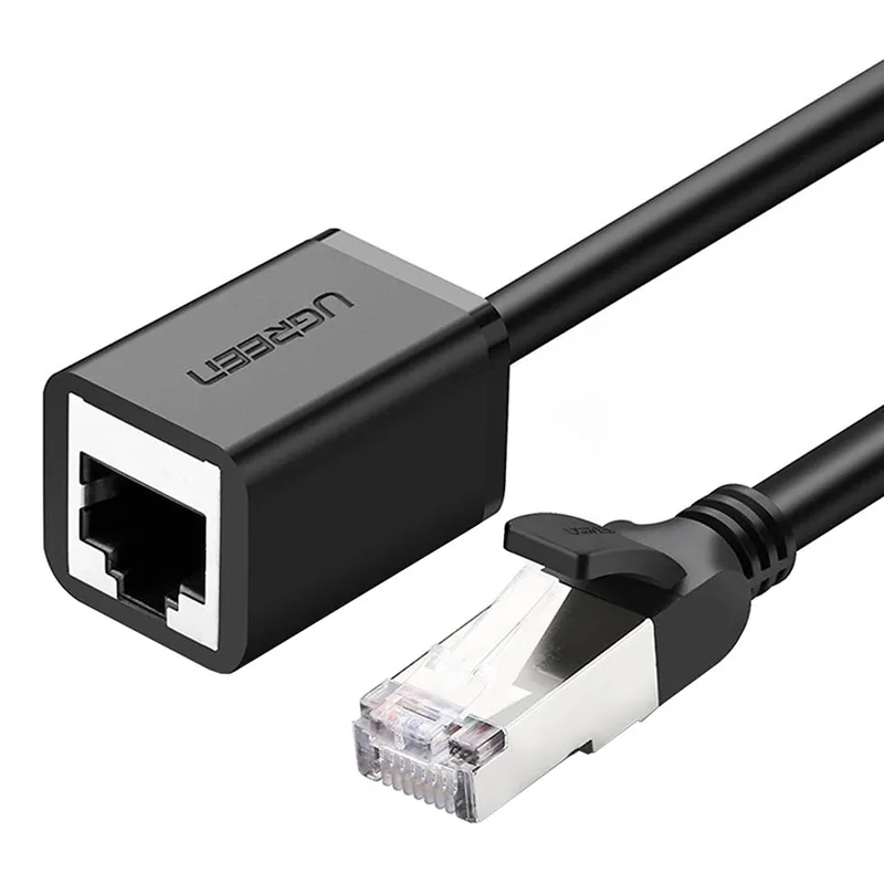 Przedłużacz Sieciowy UGREEN NW112 CAT.6 0.5m RJ45 - Czarny