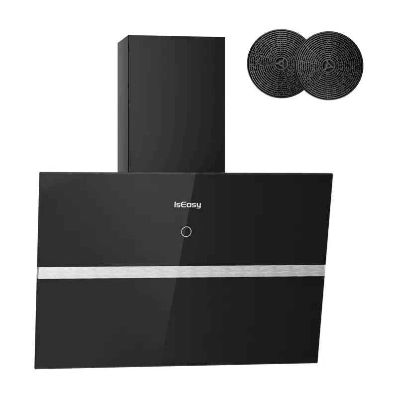 Okap Kuchenny ISEASY TV1360D4-CC-I2 524 M³/H - Czarny