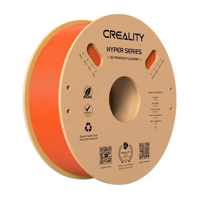 Filament CREALITY Hyper PLA 1 kg Do Druku 3D - Pomarańczowy