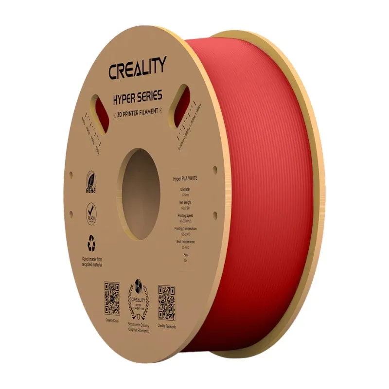 Filament CREALITY Hyper PLA 1,75mm Do Druku 3D - Czerwony