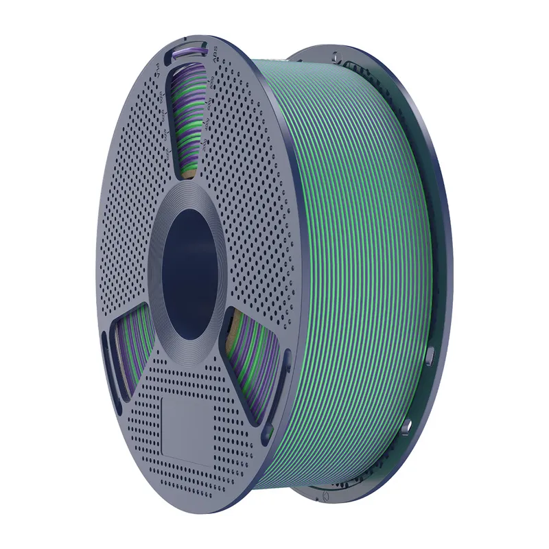 Filament SUNLU PLA+ Silk Dual Color 1.75mm 1kg (Zielono-Fioletowy)
