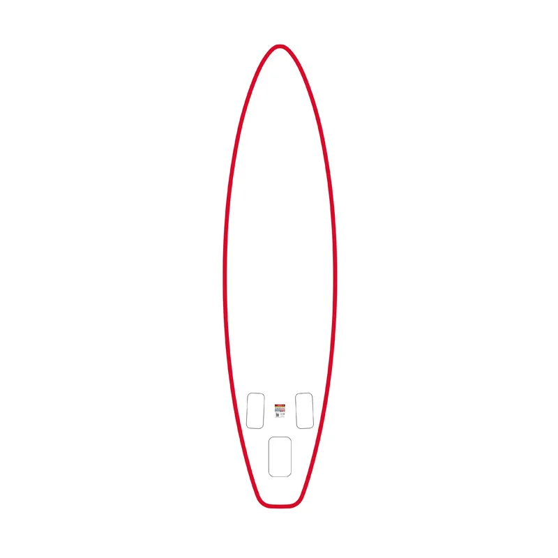 Deska SUP FUNWATER SUPFW69C 3,35m - Czerwono-Biała