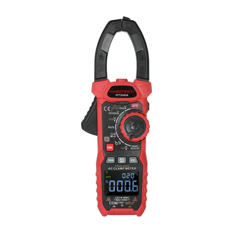 Miernik Cęgowy HABOTEST HT208D Cyfrowy 1000V