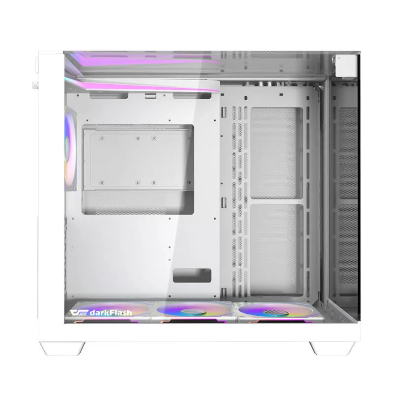 Obudowa Komputerowa DARKFLASH TH285 ATX 4 Wentylatory - Biała