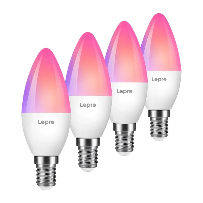 Żarówka LED LEPRO BC1-EU-4 C37 RGBCW Wi-Fi 4,9W