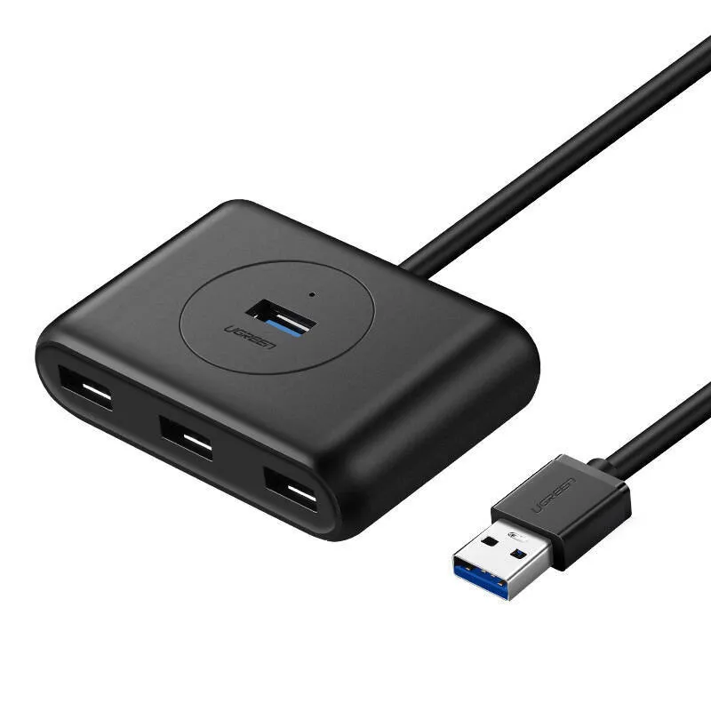 Hub UGREEN CR113 4-PORTOWY USB 3.0 1m - Czarny