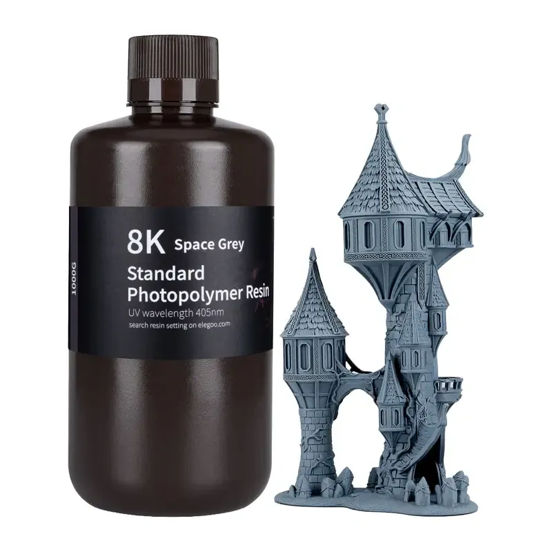 Żywica ELEGOO Water Washable 8K Do Drukarki 3D - Space Grey