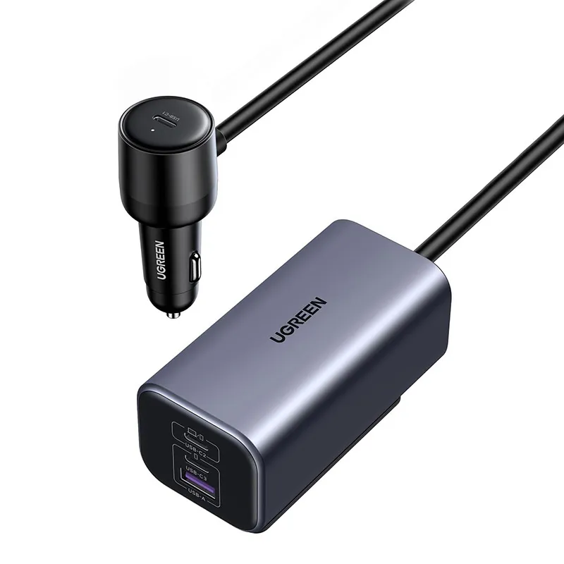 Ładowarka Samochodowa UGREEN EC706 150W USB+3X USB-C