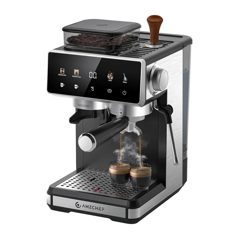Ekspres Do Kawy Kolbowy AMZCHEF CE-CM5560-SV 1400W - Srebrny