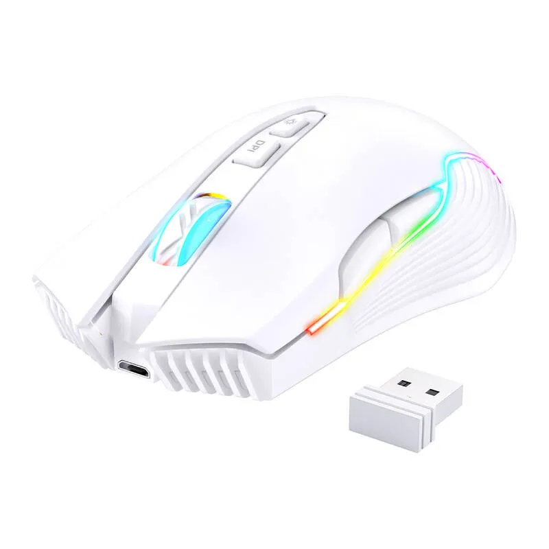 Mysz Bezprzewodowa ONIKUMA CW905 USB-C 3600 DPI - Biała