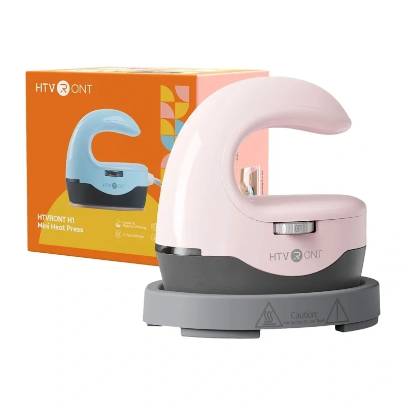 Prasa Termotransferowa HTVRONT HPM02 MINI4 150W - Różowa