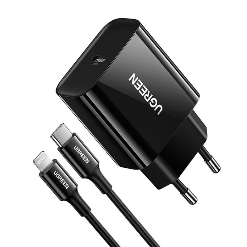 Ładowarka Sieciowa UGREEN CD137 20W USB-C - Czarna