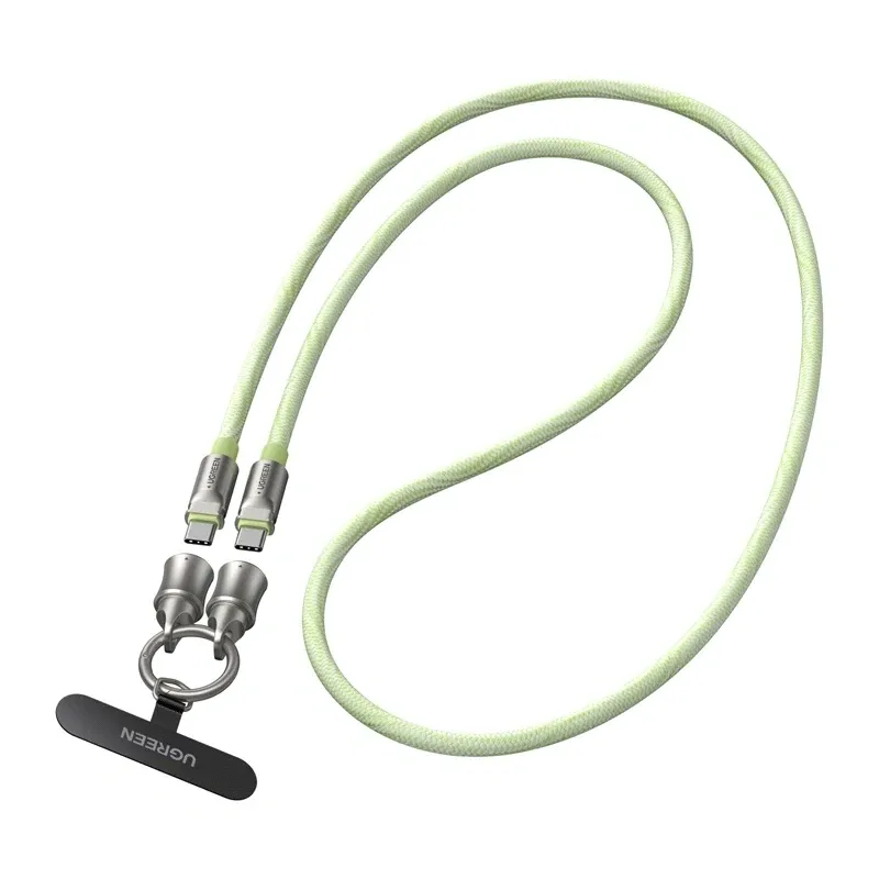 Kabel UGREEN L508 USB-C 1,2m 60W - Zielony