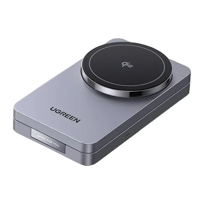 Ładowarka Indukcyjna UGREEN W706 15W 2w1 MagSafe - Czarna