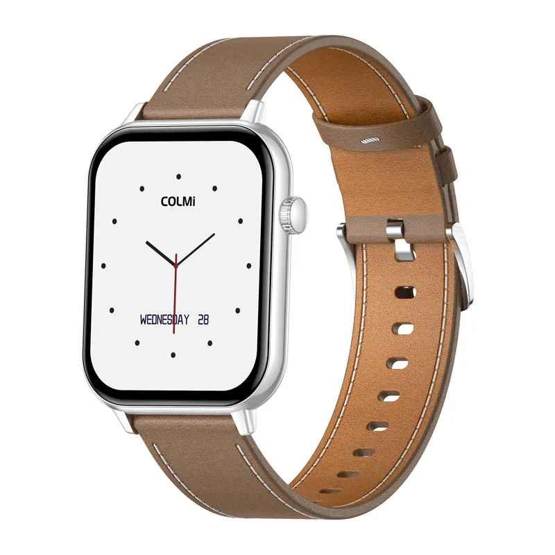 Smartwatch COLMI C28 AMOLED 1,93" Kwadratowy - Srebrny