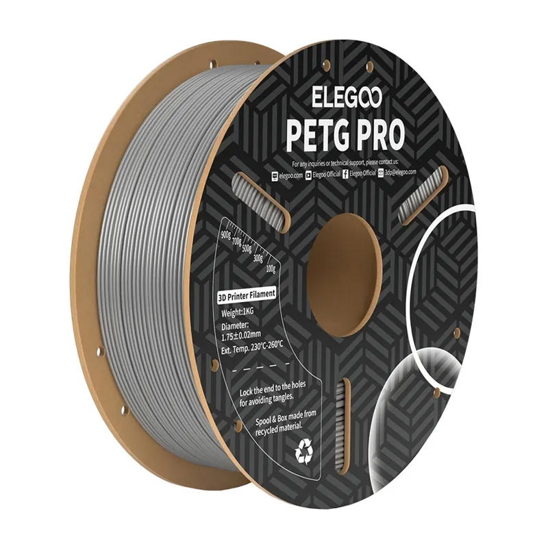 Filament ELEGOO PETG Pro 1.75mm 1kg - Szary