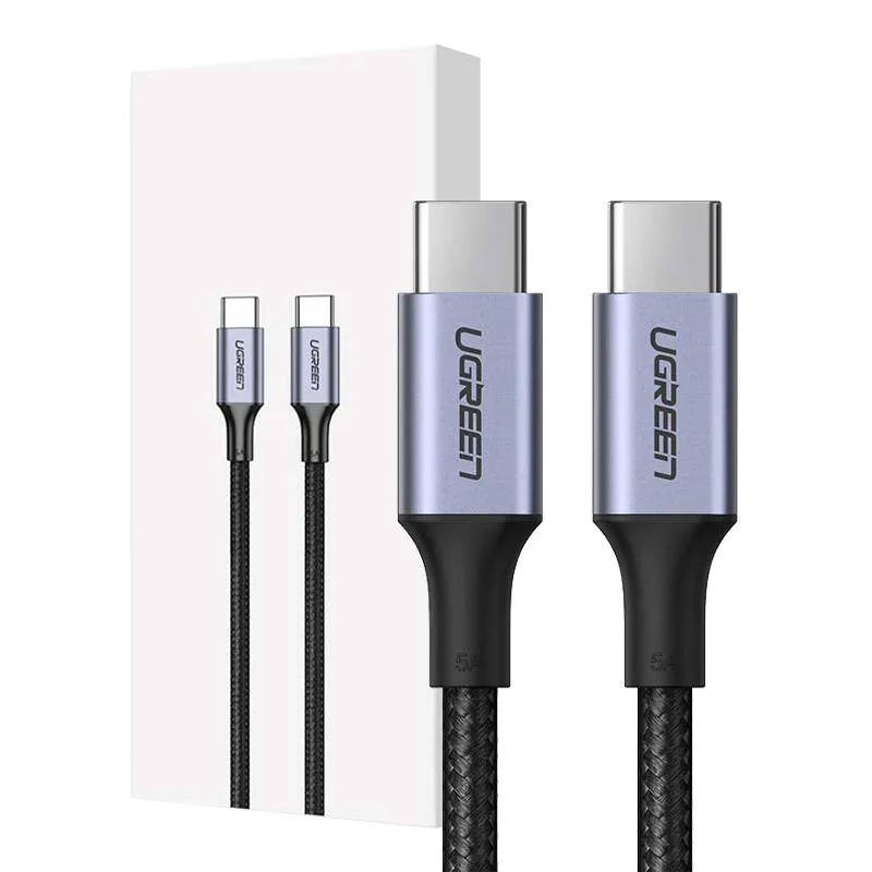 Kabel UGREEN US316 USB-C-USB-C 1m Szybkie Ładowanie - Czarny