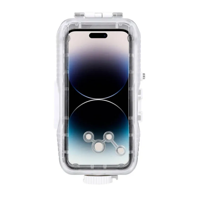 Etui Wodoodporne PULUZ Do IPhone 11-15 Pro Max 40m - Białe