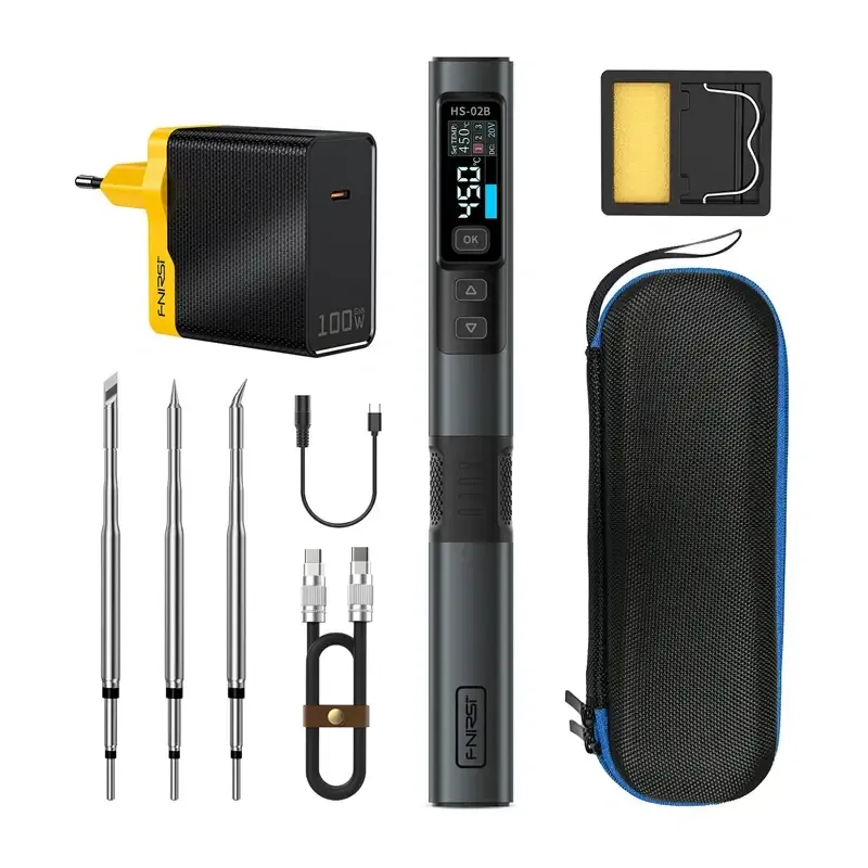 Lutownica Inteligentna FNIRSI HS-02B 100W Z Ekranem
