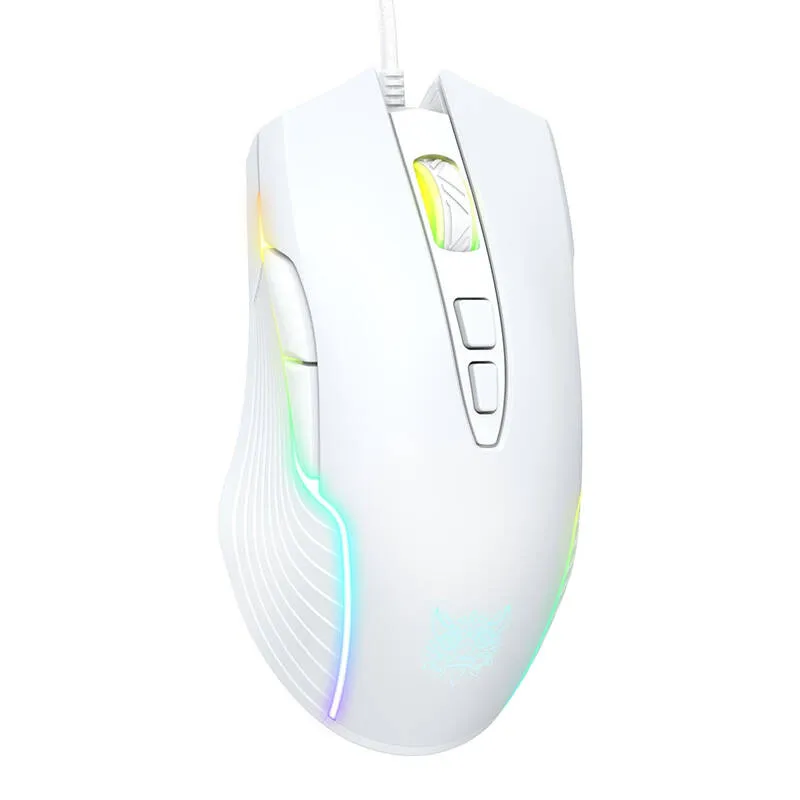 Mysz Gamingowa ONIKUMA CW905 6400 DPI 7 Przycisków - Biała