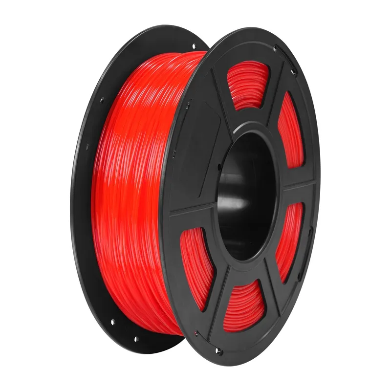 Filament TPU ANYCUBIC 1kg Elastyczny Przezroczysty - Czerwony
