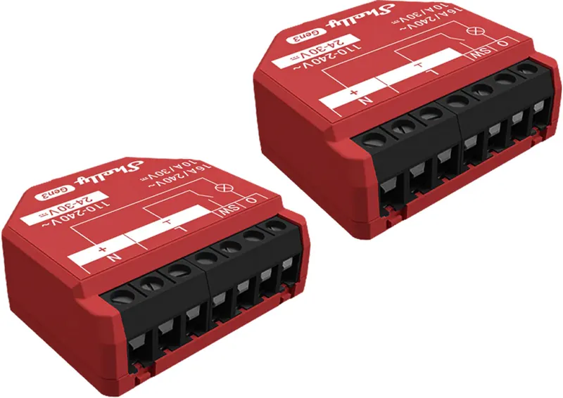 Sterownik SHELLY 1PM GEN3 WIFI/Bluetooth 2 Sztuki