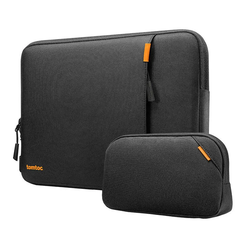 Pokrowiec Na Laptopa TOMTOC DEFENDER-A13 14" + Etui - Czarny
