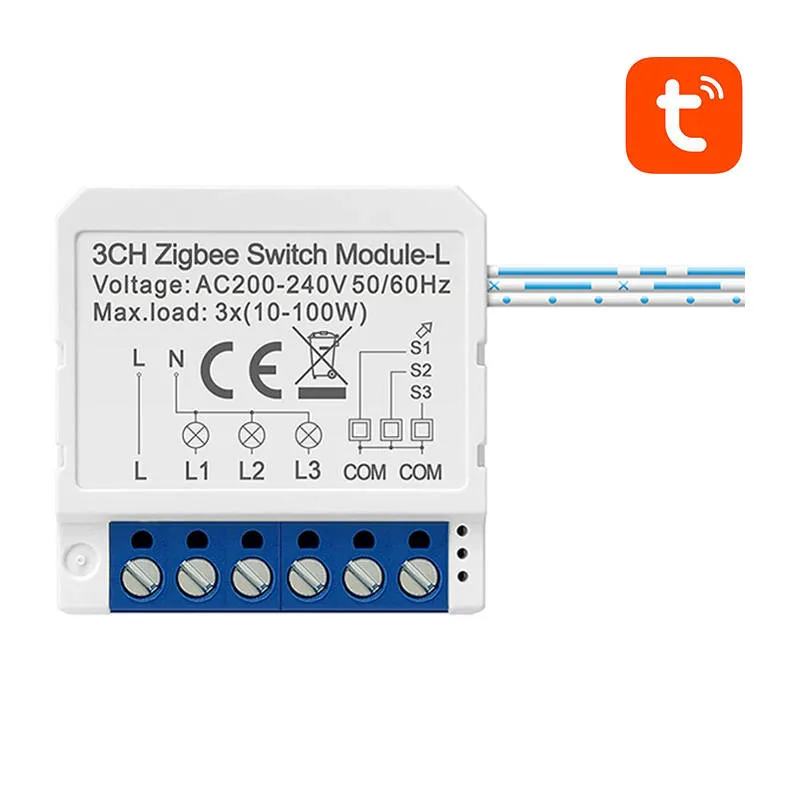 Przełącznik Dopuszkowy AVATTO LZWSM16-W3 Zigbee 3.0 - Biały