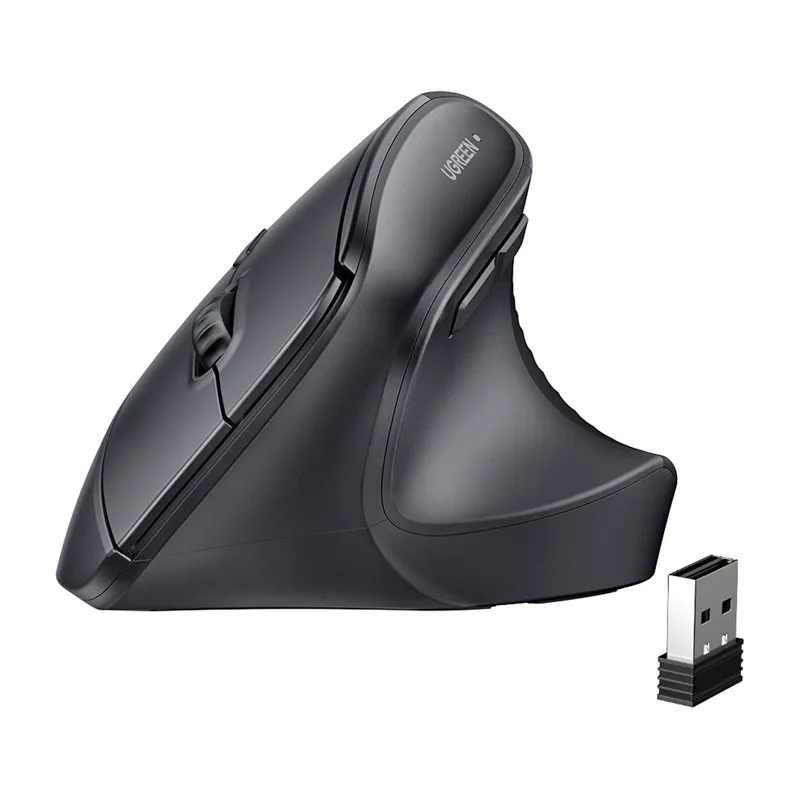 Mysz Bezprzewodowa UGREEN M571 2.4GHZ+BT DPI 1600 - Czarna