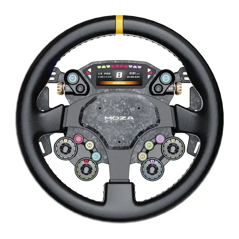 Kierownica Gamingowa MOZA RACING CS Pro RS093 - Ekologiczna Skóra