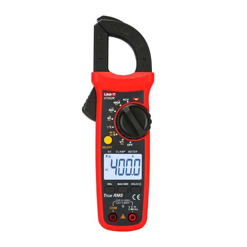 Cyfrowy Miernik Cęgowy UNI-T UT202R 400A AC