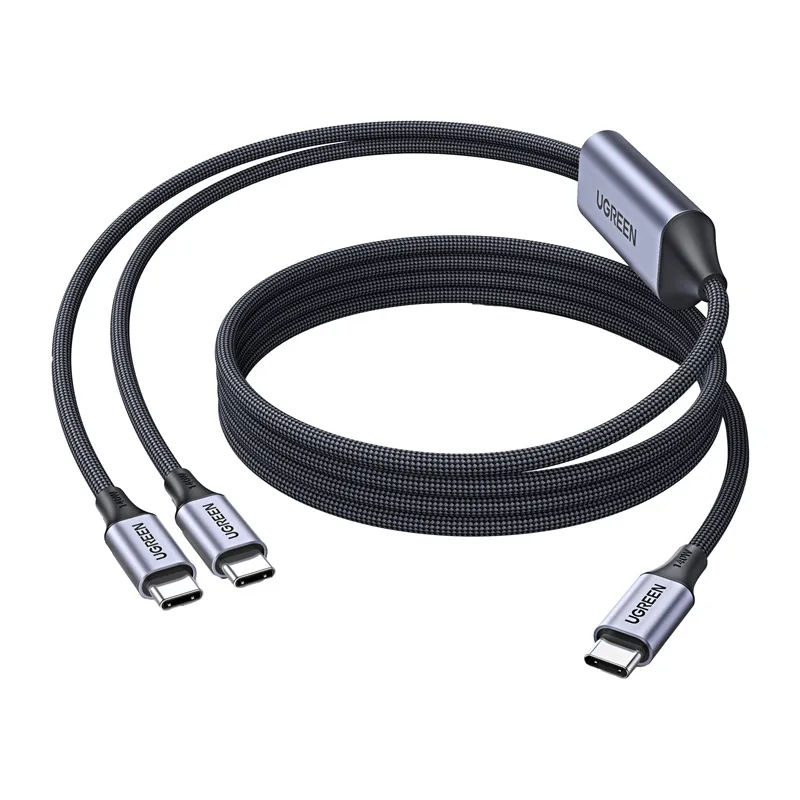 Kabel UGREEN L533 USB-C Do 2X USB-C 2m 140W