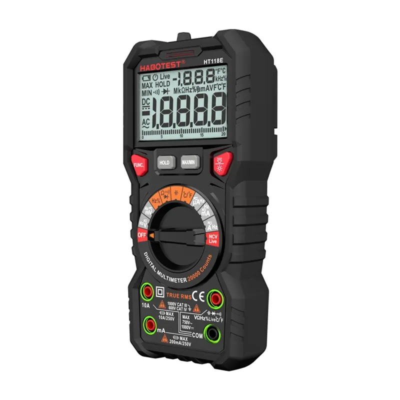 Multimetr Cyfrowy HABOTEST HT118E True RMS NCV 20000 Zliczeń