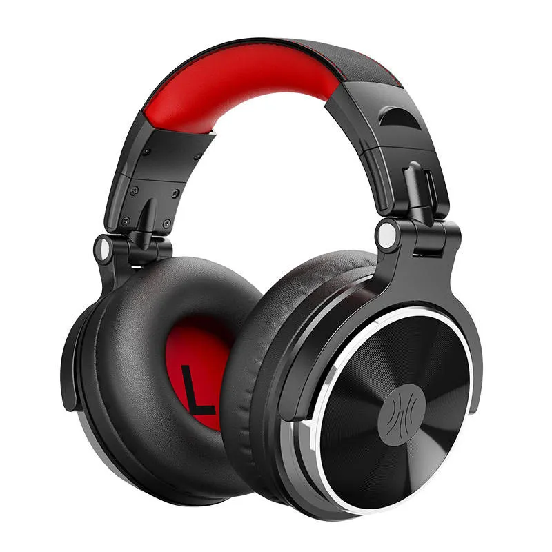 Słuchawki Nauszne ONEODIO PRO10 - 50mm Hi-Res Audio - Czerwone