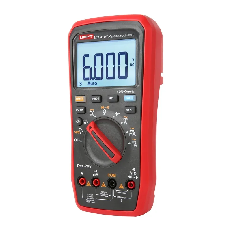 Multimetr Cyfrowy UNI-T UT15B MAX True RMS Do 1000V