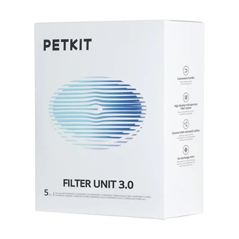 Filtry PETKIT Eversweet 5szt Do Fontanny - Wymienne