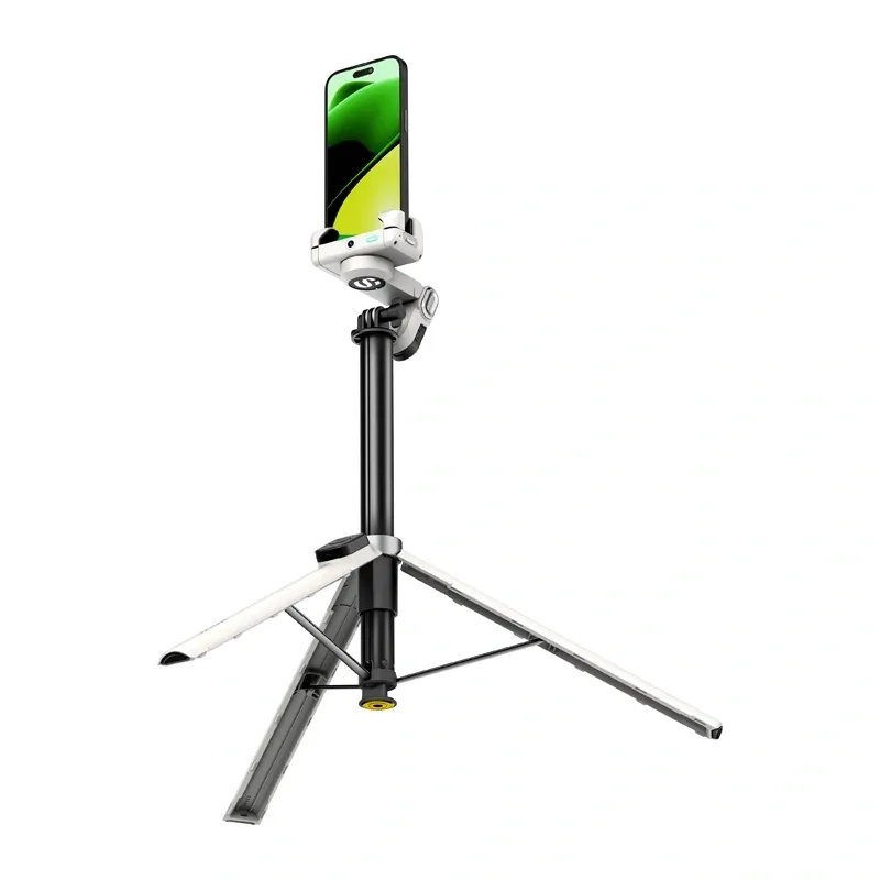 Gimbal AOCHUAN M3 Pro Ze Stabilizacją I Oświetleniem RGB - Biały