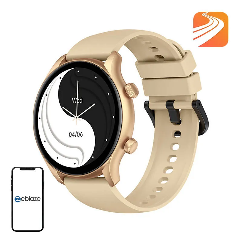 Smartwatch ZEBLAZE Btalk 3 Plus 1,39" 360X360PX - Złoty
